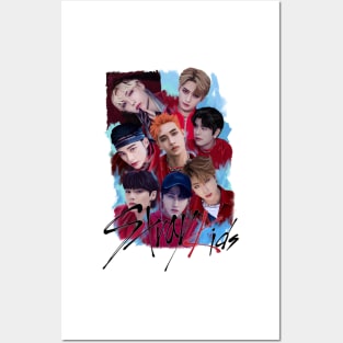 Stray kids Fanart NOEASY- kpop illustration Posters and Art